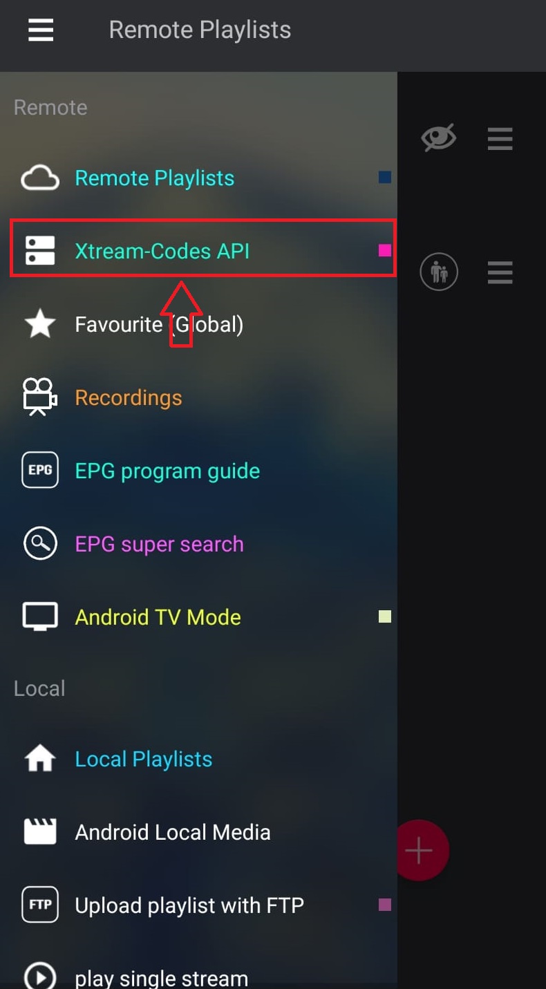 GSE Smart IPTV - Add Xtream Codes API